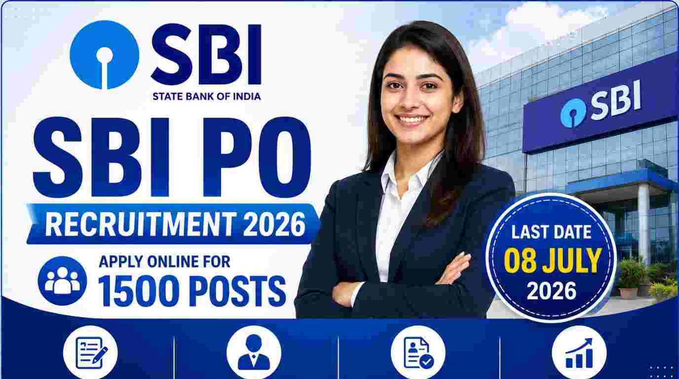 State Bank of India SBI PO Recruitment 2026 Notification Out for 1500 Posts, Apply Online